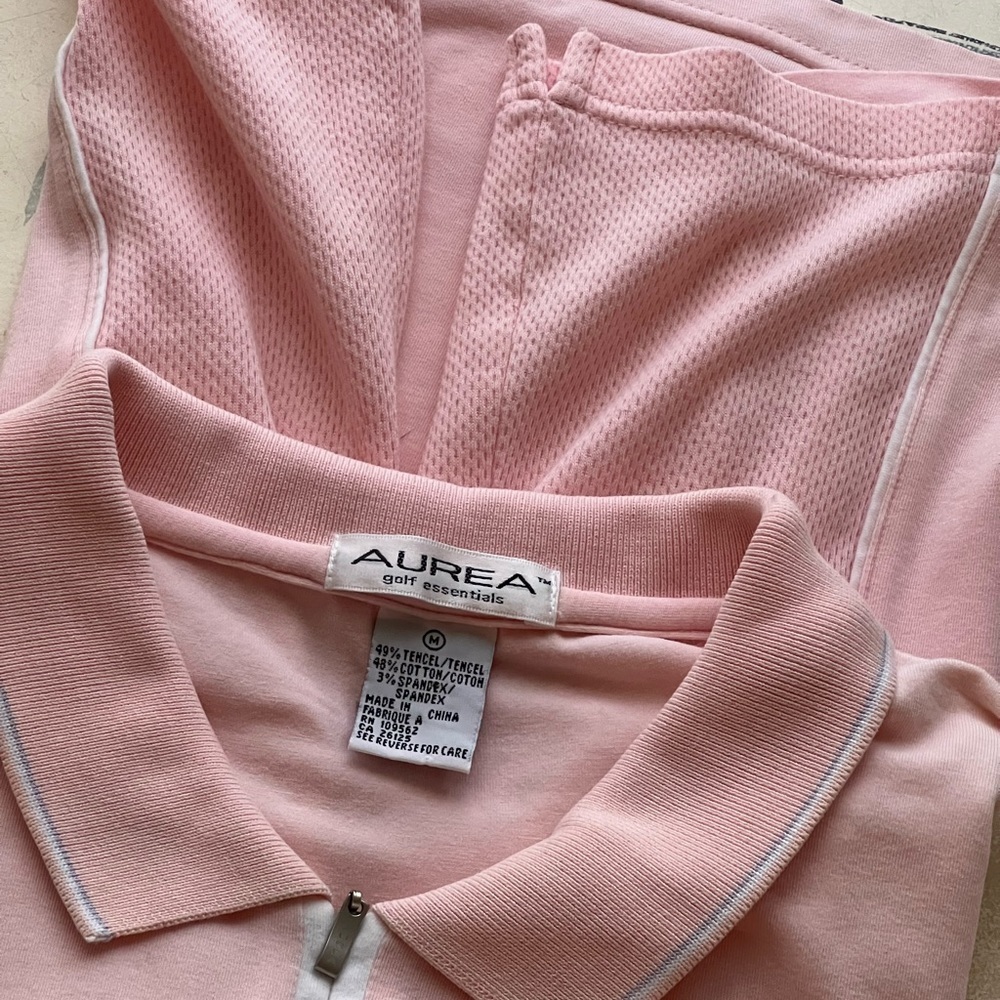 AUREA  golf essentials shirt.